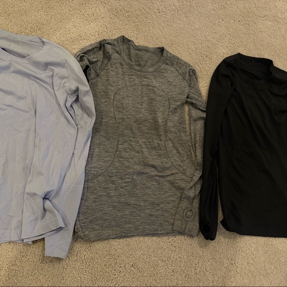 Lululemon bundle long sleeve swiftly tech -8